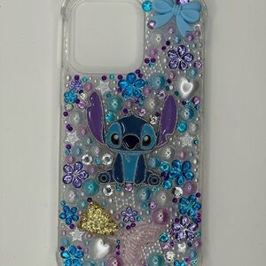 Decorative Phone Case with Blue and Purple Accents